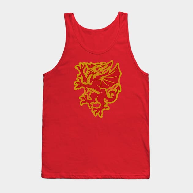 Welsh Dragon Tank Top by TerraceTees